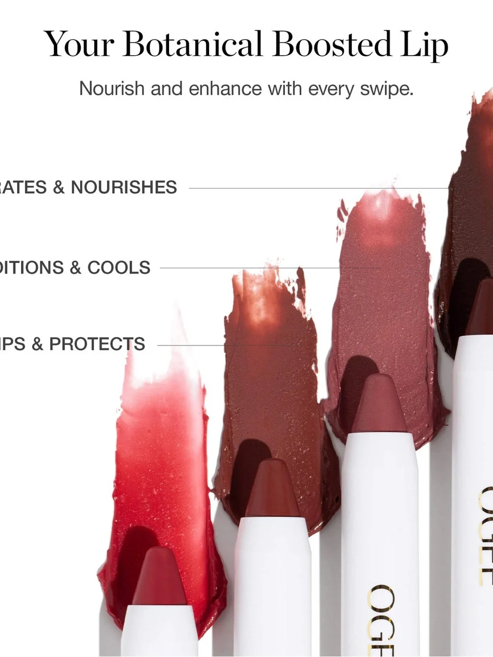 OGEE Sculpted Lip Oil Tinted - nolana - terracotta brown (0.11oz)